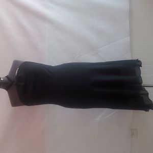 Black chiffon halter special occasion dress